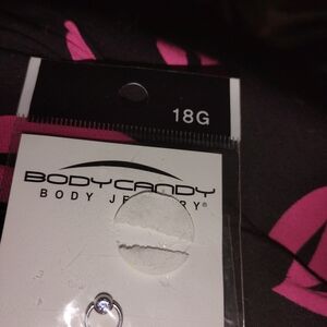 Body Candy 18G Stainless Steel Eyebrow Ring